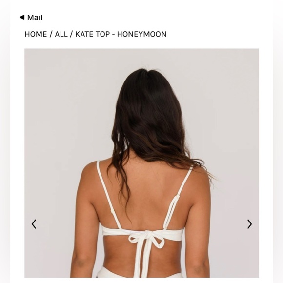 Skatie Kate Honeymoon swimsuit top - Picture 2 of 8